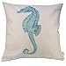HOSL P46 18-Inch 4-Peice Ocean Park Theme Throw Pillow Case