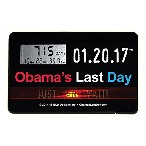 Obama's Last Day 01.20.17TM Countdown Clock Magnet