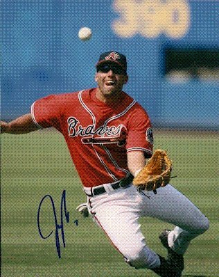 Autographed/Hand Signed 8x10 Photo Jeff Francoeur Atlanta Braves