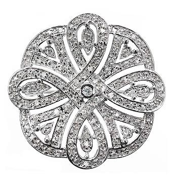Penelope's Vintage CZ Brooch