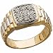 3/8Ct.T.W. Round Brilliant Cut Diamonds, 14Kt. Two Tone Gold