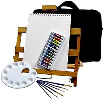 Watercolor Paint & Easel Art Set, Everything An Aspiring Artist Needs! (1 Set)