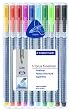 Staedtler Triplus Fineliner Pens 10 color Pack, 334SB10