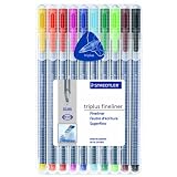 Staedtler Triplus Fineliner Pens 10 color Pack, 334SB10