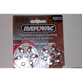 Rayovac #312 Hearing Aid Batteries (12 -pack)