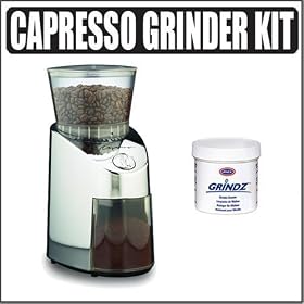 Capresso 56505 Infinity Stainless Steel Conical Burr Grinder by Capresso