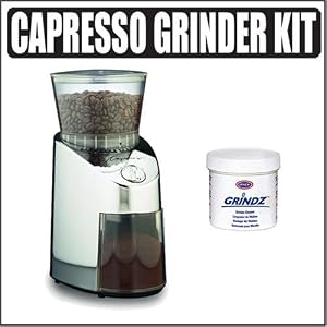 Capresso 56505 Infinity Stainless Steel Conical Burr Grinder