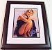 Faith Hill Autographed/Hand Signed 8x10 Photo MAHOGANY CUSTOM FRAME