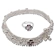 Foot Jewelry Anklet Toe Ring Bracelet Pair 135 Grams 10.5 inches