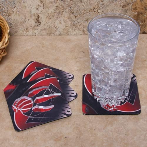 Toronto Raptors 4-Pack Sublimated Logo Neoprene Coaster Set