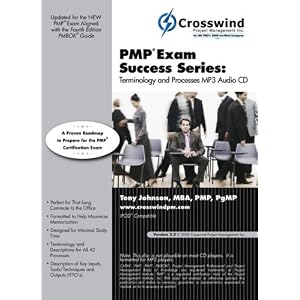 PMP Exam Success Series: Terminology & Processes MP3 CD by Tony Johnson MBA PMP PgMP