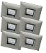 Paulmann 99524 Premium Einbauleuchten Set Quadro schwenkbar