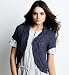 Indigo Collection Chunky Knit Bobble Edge Waistcoat