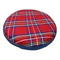 Inflatable Pet Bed - Red/ Blue Plaid (42")