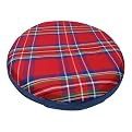 Inflatable Pet Bed - Red/ Blue Plaid (42")