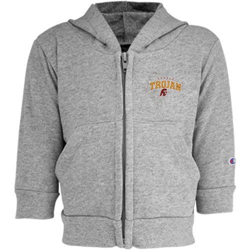 Buy Champion USC Trojans Toddler Ash Full Zip Fleece Hoody Sweatshirt by Champion