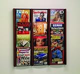 show Wooden Mallet AC34-12MH Twelve Pocket Display Magazine Rack