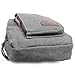CuteMe Men's Small Canvas Military Messenger Shoulder Travel Hiking Bag Backpack (Gray)