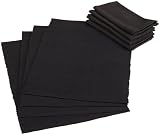 DII Basics Black Table Linen Set