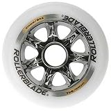 Rollerblade Spiral HP Wheels w/ HTO Bearings - 8 Pack - 100mm-80A
