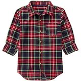 クレイジーエイト Crazy 8/ プラッドシャツ レッド トップス長袖シャツ L【並行輸入】