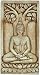 Thai Buddha Sitting Under Bodhi Tree Relief