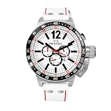 TW Steel Men's CE1014 CEO Canteen White Leather Chronograph Dial Watch