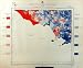1933 Colour Map Italy Statistics Foggia Land Ownership