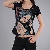 Jessie G. Women's Printed Scoop Neck Tee