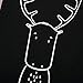 Juicart Baby Novelty Romper Boutique Bodysuit Animal Deer Print Onesie (12-18 Months)