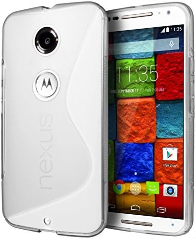 Nexus 6 Case, Powertrue [S - Line] Premium Slim TPU Flexible Soft Case for Google Nexus 6 / Motorola Nexus 6 Smartphone 2014 (Clear)