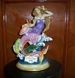 Mermaid and Fish Pisces Birth Sign Themed Statue Figurine -- 12