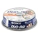 Sony 10 Pack 8cm DVD-RW 30 Min Spindle