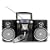 SuperSonic SC-986VCD Black Portable CD Cassette Player AM FM Stereo