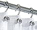 Silver CHROME finish rings S hook Shower Curtain Hooks (12-pk.)