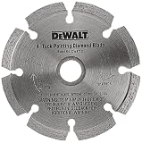 DeWalt DW4710 4-Inch Tuck Point Diamond Saw Blade with 5 8-Inch or 7 8-Inch Arbor