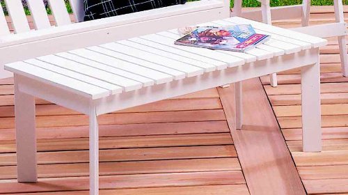 Prairie Leisure® 20x40 Coffee Table White