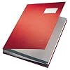 Esselte Leitz 57000025 Unterschriftsmappe, 20 F�cher, �berzug PP, rot