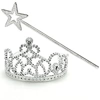 Princess Tiara and Wand Set (1) Party Supplies