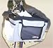 Pink & Black Front Pet Bicycle Basket Seat