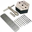 Tap Die Set Watch Jewelry Threading Anvil Wrench Tools