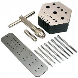 Tap Die Set Watch Jewelry Threading Anvil Wrench Tools