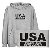 Sweatshirt Heather Gray  Usa Telephone Consultant  Occupations