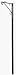 Outdoor Living : Mailbox Steel Post Kit, Black