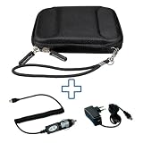 Hardcase Tasche + KFZ Ladekabel und Netzteil für NAVIGON 70 Premium