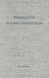 Zweifelhaftes Im Corpus Aristotelicum: Studien U Einigen Dubia (Peripatoi) (German Edition)