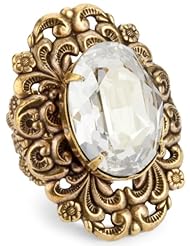 Liz Palacios "Piedras" Swarovski Elements Moonlight Ring