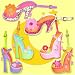 Fluff Fancy Sandals Luggage Tags