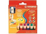 Jumbo Colored Pencil Set with Sharpener