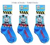 Thomas & Friends 3 Pairs Of Boys Size 5-6 Socks (6 Socks Total)